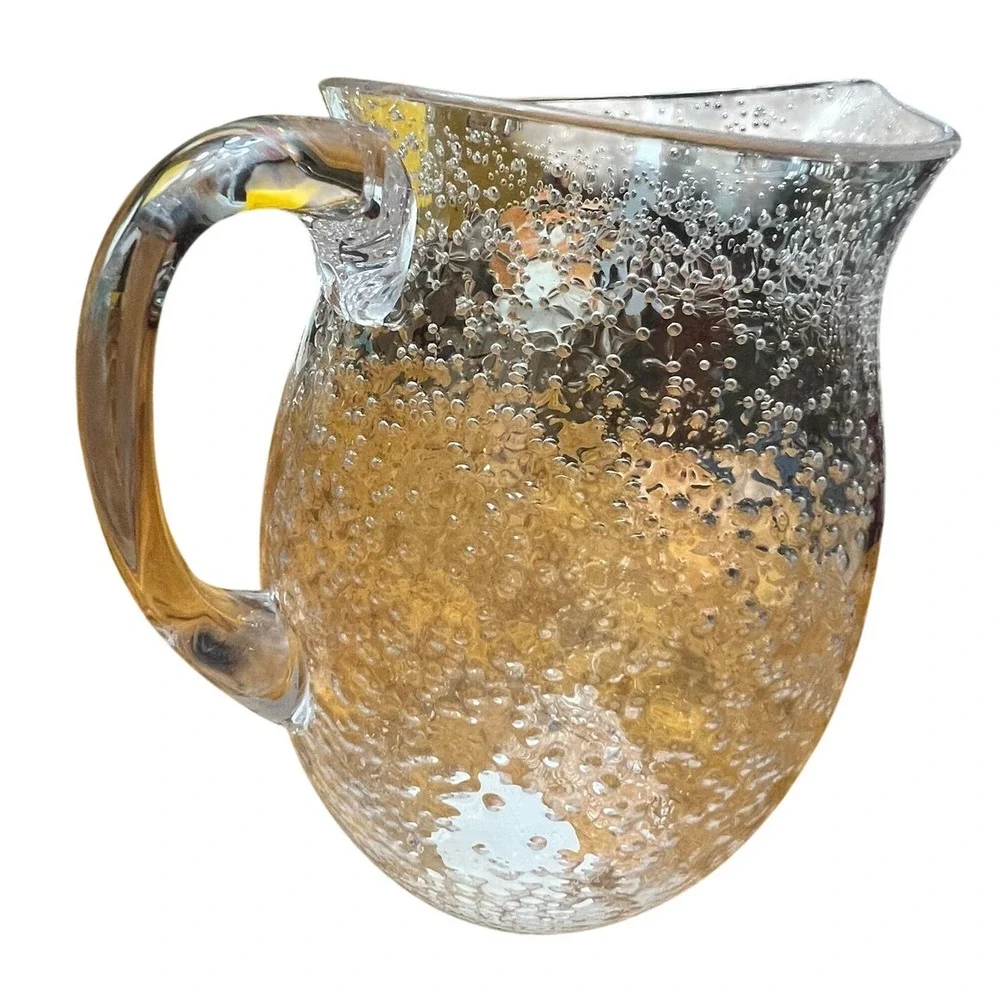 Pitcher‎ Unisex OS Clear NWOT Bubble Textured Acrylic BPA Free 2017